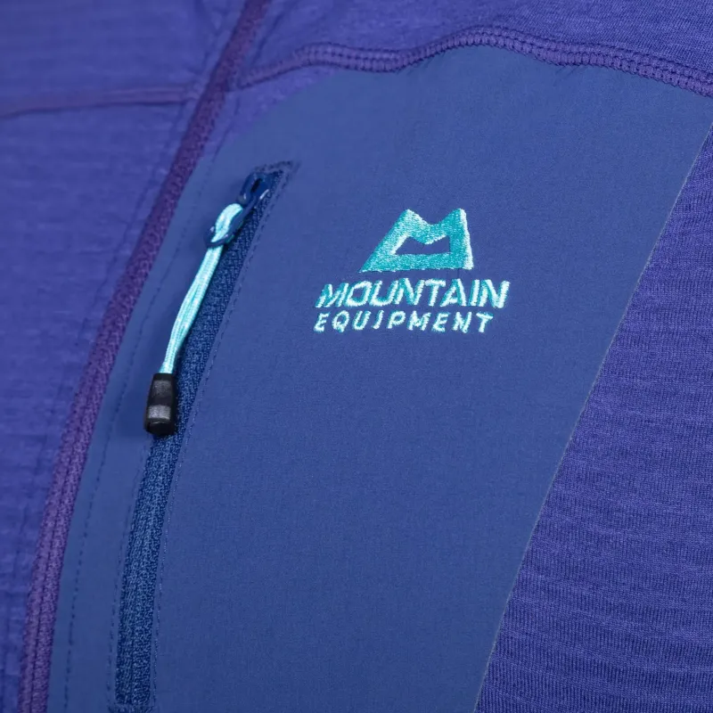 Mountain Equipment Fleece & Mid Layer-Womens Lumiko Hooded Jacket - Amethyst-Medieval