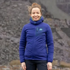 Mountain Equipment Fleece & Mid Layer-Womens Lumiko Hooded Jacket - Hibiscus-Tibetan