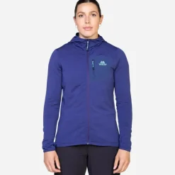 Mountain Equipment Fleece & Mid Layer-Womens Lumiko Hooded Jacket - Hibiscus-Tibetan