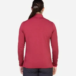 Mountain Equipment Fleece & Mid Layer-Womens Lumiko Zip T - Rhubarb-Capsicum