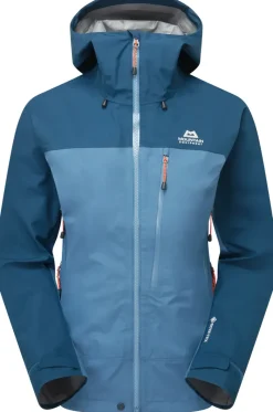 Mountain Equipment Waterproof Jackets-Womens Makalu Jacket - Stellar-Majolica