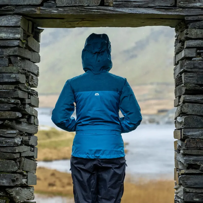 Mountain Equipment Waterproof Jackets-Womens Makalu Jacket - Stellar-Majolica