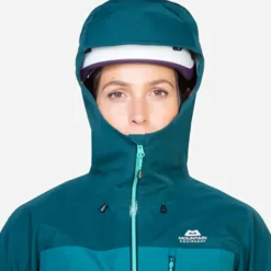 Mountain Equipment Waterproof Jackets-Womens Makalu Jacket - Stellar-Majolica