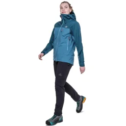 Mountain Equipment Waterproof Jackets-Womens Makalu Jacket - Spruce-Deep Teal