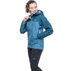 Mountain Equipment Waterproof Jackets-Womens Makalu Jacket - Spruce-Deep Teal