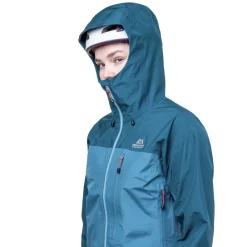 Mountain Equipment Waterproof Jackets-Womens Makalu Jacket - Spruce-Deep Teal
