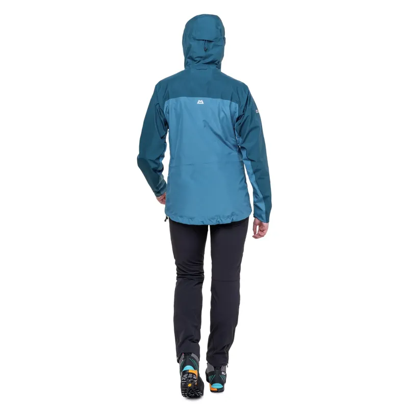 Mountain Equipment Waterproof Jackets-Womens Makalu Jacket - Topaz-Majolica