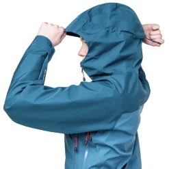 Mountain Equipment Waterproof Jackets-Womens Makalu Jacket - Topaz-Majolica