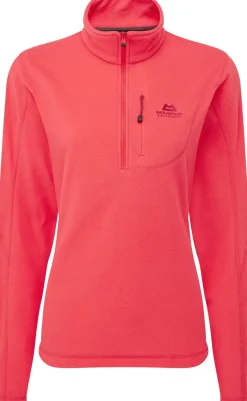 Mountain Equipment Fleece & Mid Layer-Womens Micro Zip-T Fleece - Hibiscus