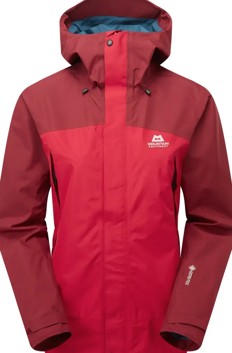 Mountain Equipment Waterproof Jackets-Womens Nanda Devi Jacket - Capsicum-Tibetan Red
