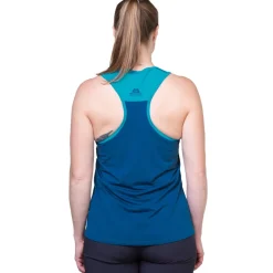 Mountain Equipment T-Shirts & Baselayers-Womens Nava Tank - Topaz-Majolica