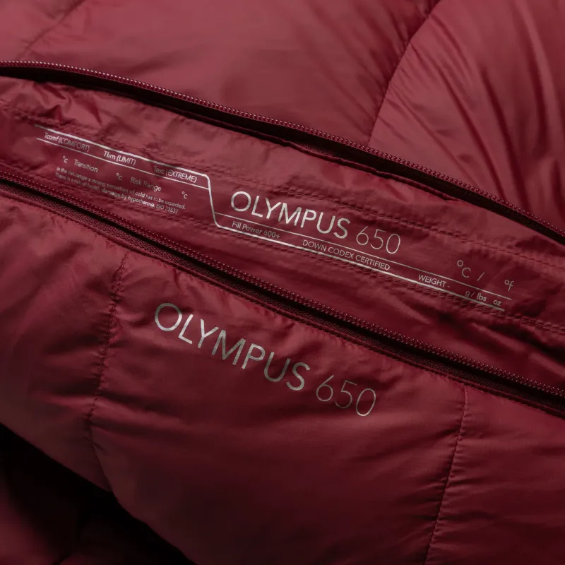 Mountain Equipment Backpacking & Lightweight Sleeping Bags-Womens Olympus 650 Sleeping Bag - Left-Zip - Regular
