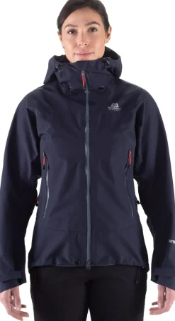 Mountain Equipment Waterproof Jackets-Womens Rupal Jacket - Skyglow
