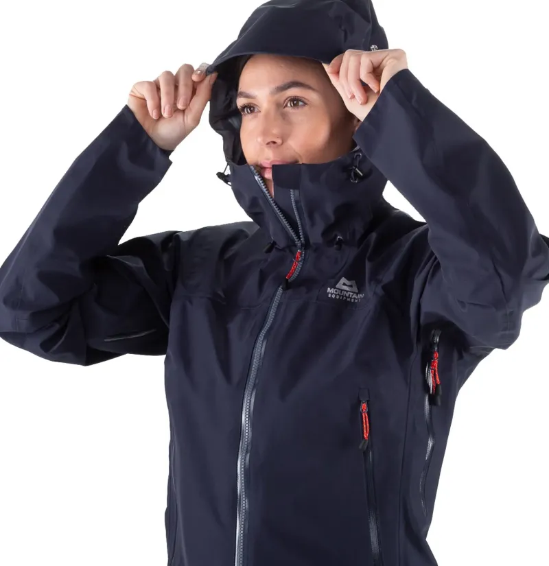Mountain Equipment Waterproof Jackets-Womens Rupal Jacket - Skyglow