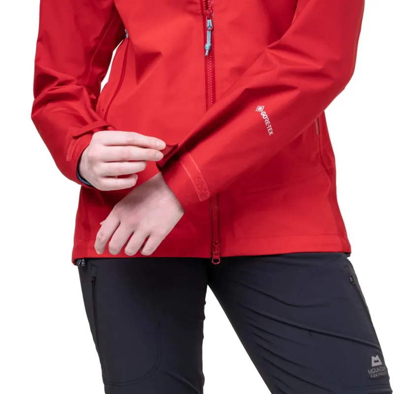 Mountain Equipment Waterproof Jackets-Womens Saltoro Jacket - Spruce-Deep Teal
