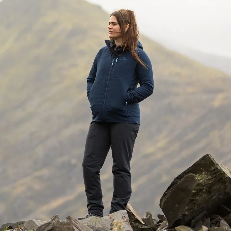 Mountain Equipment Fleece & Mid Layer-Womens Shroud Hooded Jacket - Cosmos