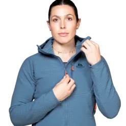Mountain Equipment Fleece & Mid Layer-Womens Shroud Hooded Jacket - Cosmos
