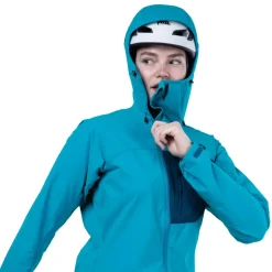 Mountain Equipment Softshell Jackets-Womens Squall Hooded Jacket - Topaz-Majolica