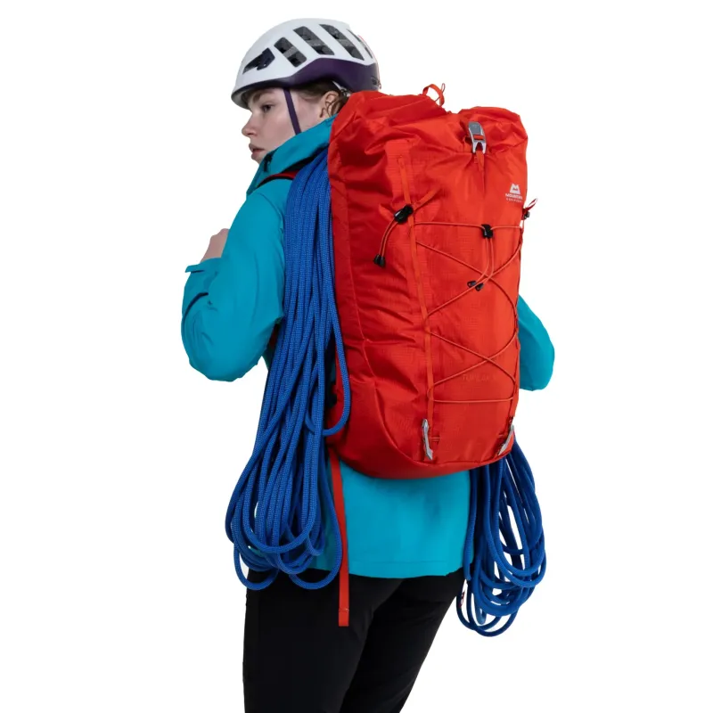 Mountain Equipment Softshell Jackets-Womens Squall Hooded Jacket - Chili Red-Merlot
