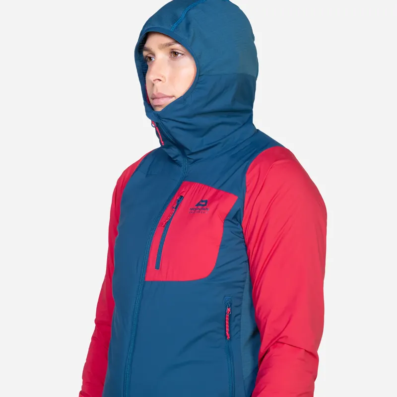 Mountain Equipment Fleece & Mid Layer-Womens Switch Pro Hooded Jacket - Majolica-Capsicum