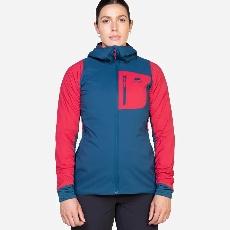 Mountain Equipment Fleece & Mid Layer-Womens Switch Pro Hooded Jacket - Deep Teal