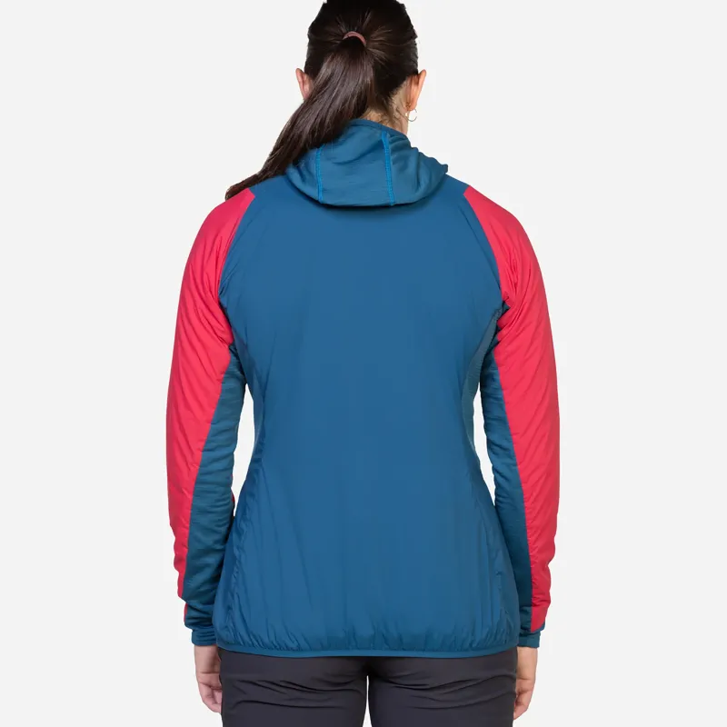 Mountain Equipment Fleece & Mid Layer-Womens Switch Pro Hooded Jacket - Deep Teal