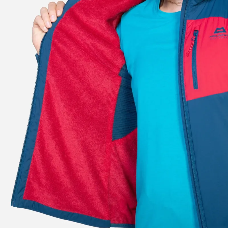 Mountain Equipment Fleece & Mid Layer-Womens Switch Pro Hooded Jacket - Deep Teal