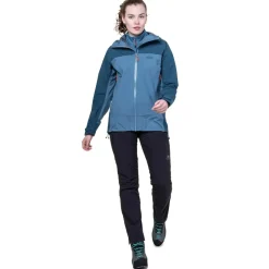 Mountain Equipment Waterproof Jackets-Womens Tacul Jacket - Cosmos-Vivid