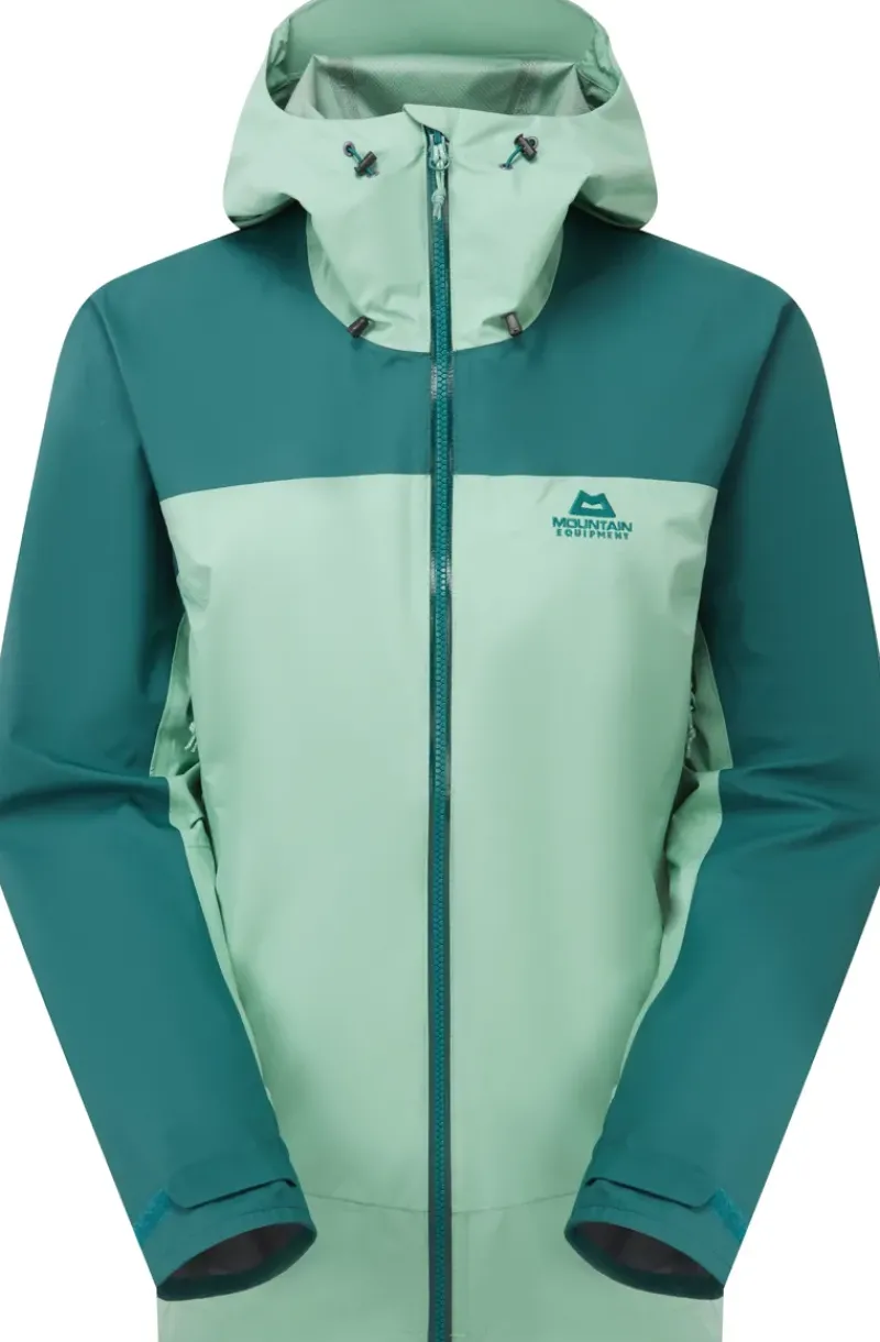 Mountain Equipment Waterproof Jackets-Womens Tacul Jacket - Lichen-DeepTeal