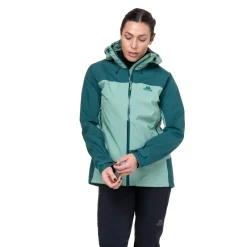 Mountain Equipment Waterproof Jackets-Womens Tacul Jacket - Lichen-DeepTeal