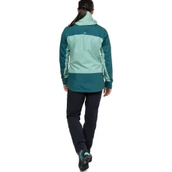 Mountain Equipment Waterproof Jackets-Womens Tacul Jacket - Lichen-DeepTeal