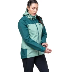 Mountain Equipment Waterproof Jackets-Womens Tacul Jacket - Lichen-DeepTeal