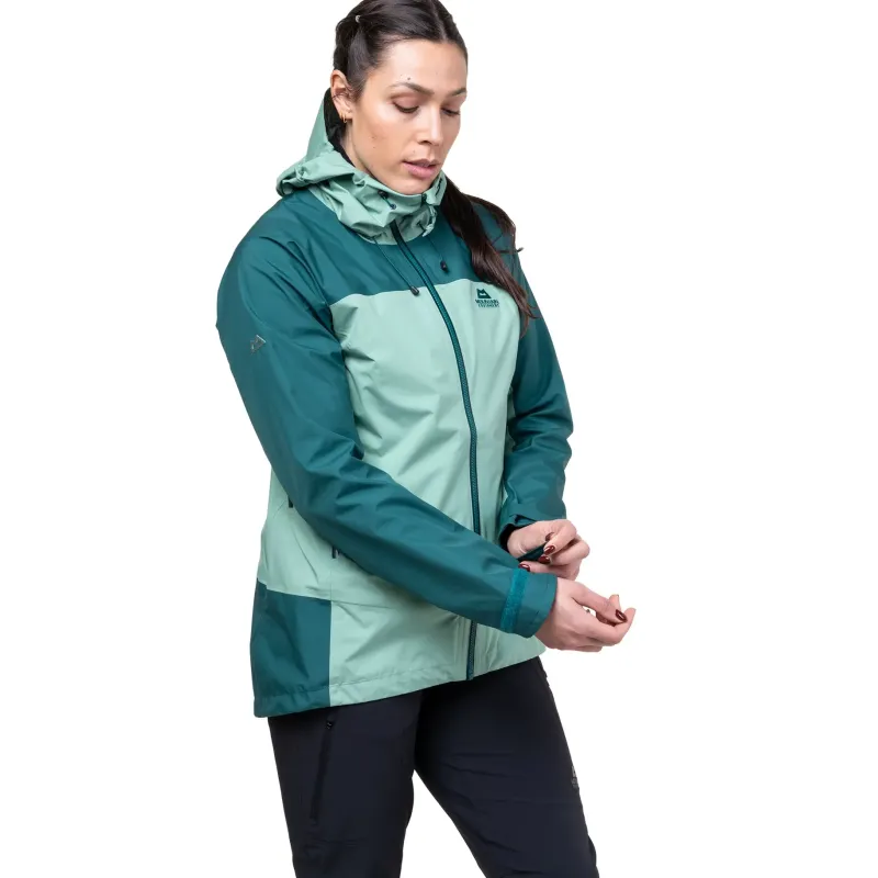 Mountain Equipment Waterproof Jackets-Womens Tacul Jacket - Lichen-DeepTeal