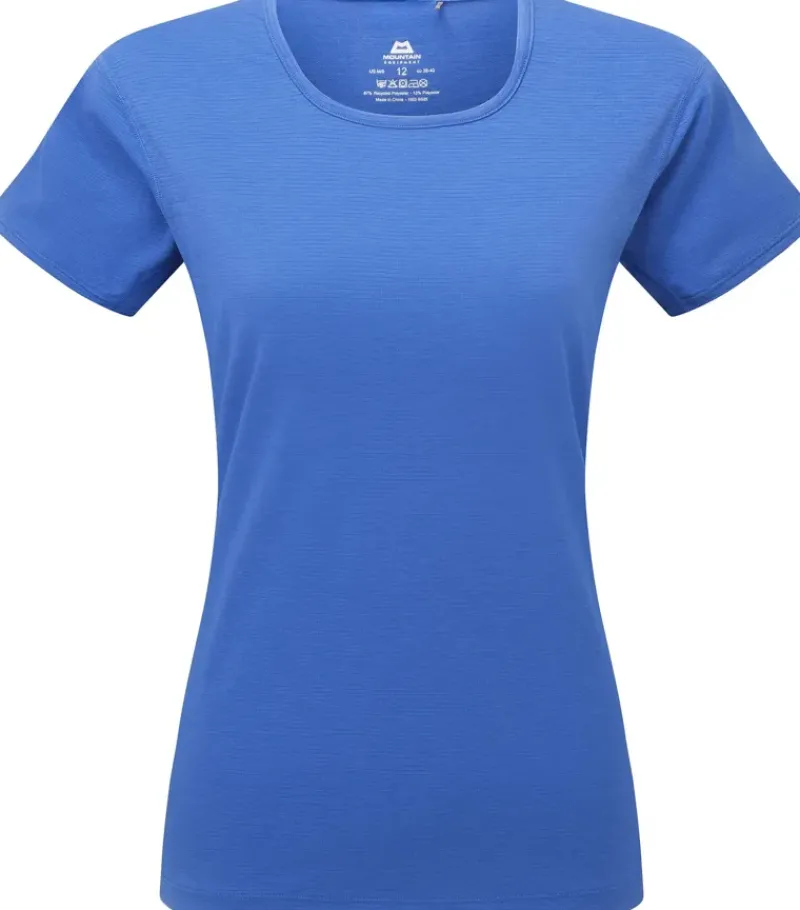 Mountain Equipment T-Shirts & Baselayers-Womens Tempi Tee - Vivid Blue