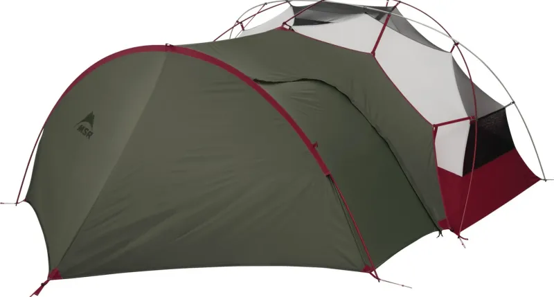 MSR Extensions & Canopies-Gear Shed for Elixir and Hubba Tents - Green