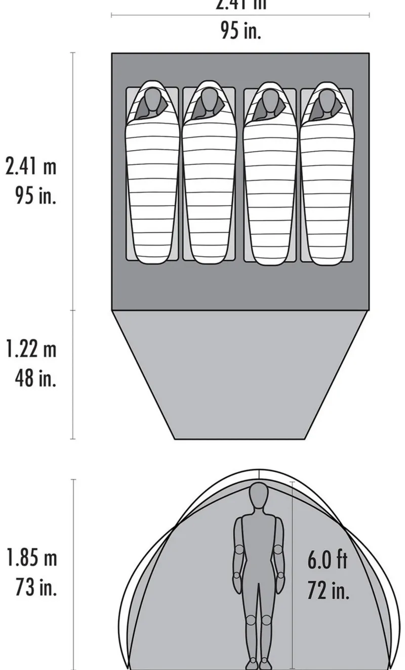 MSR Backpacking & Lightweight Tents-Habitude 4 Tent