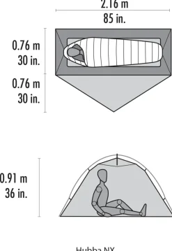 MSR Backpacking & Lightweight Tents-Hubba NX Tent - Green