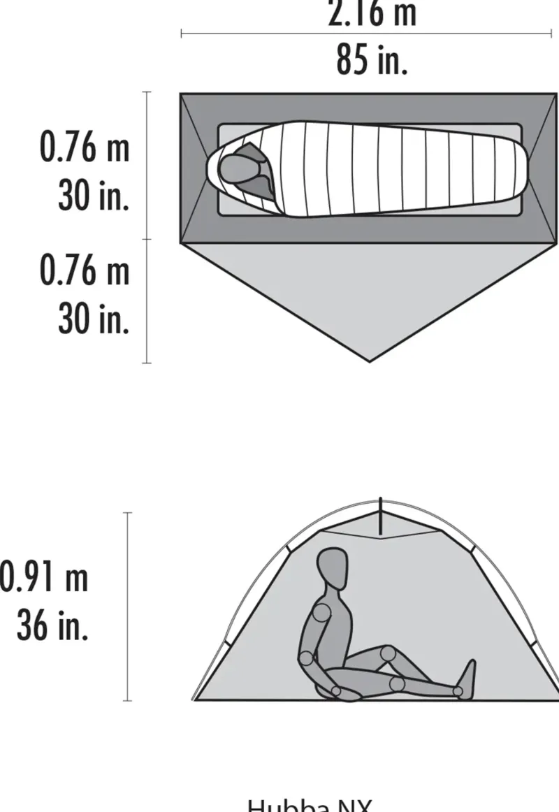 MSR Backpacking & Lightweight Tents-Hubba NX Tent - Green