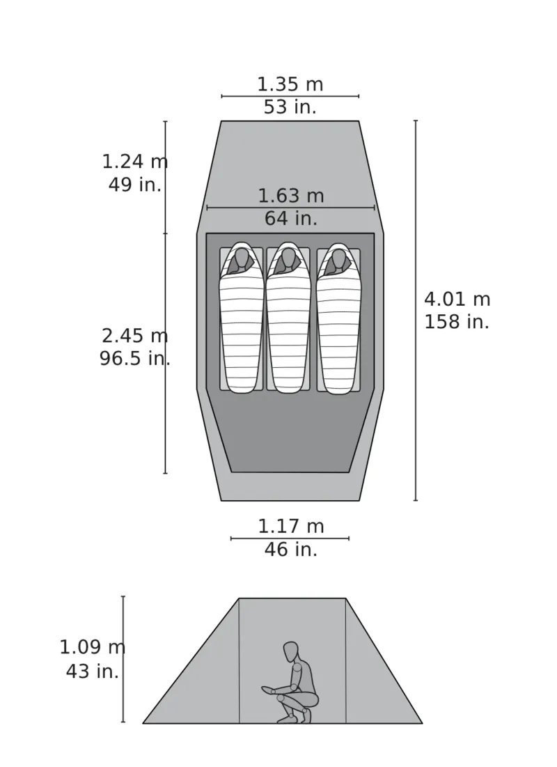 MSR Backpacking & Lightweight Tents-Tindheim 3 Tent