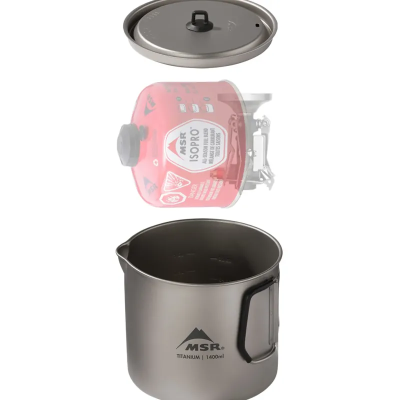 MSR Pots, Pans & Kettles-Titan Kettle - 1400mL