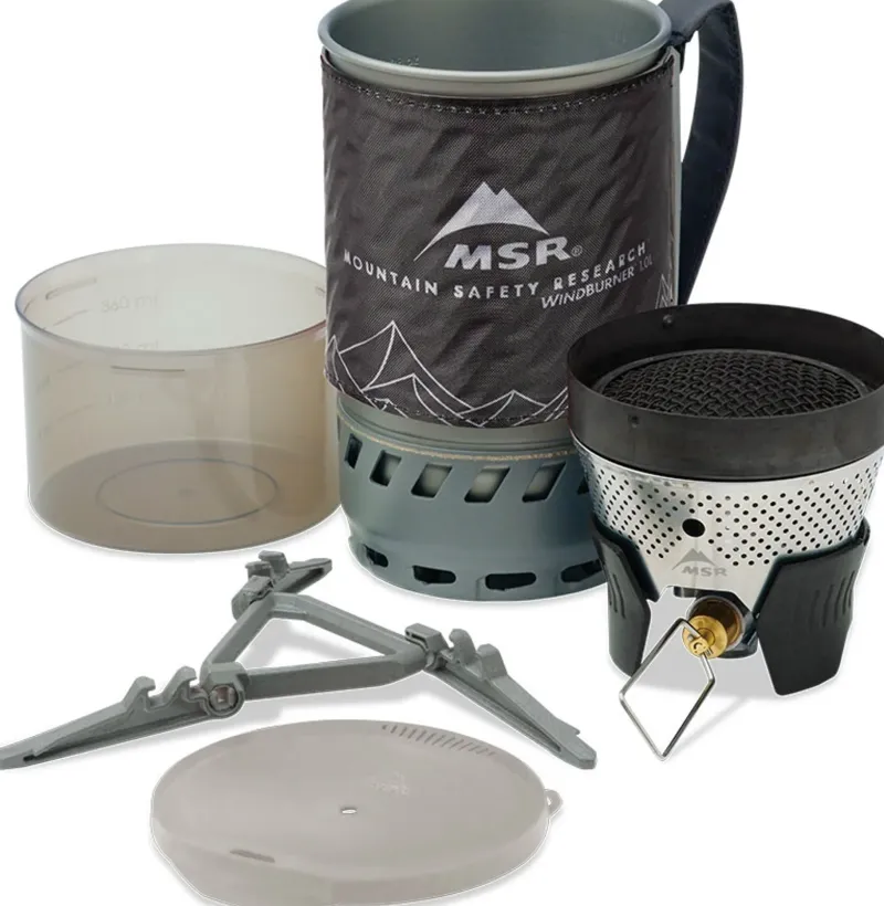 MSR Lightweight Stoves-WindBurner Stove System 1.0L - Black