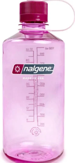 Nalgene Water Bottles-Sustain Narrow Mouth Water Bottle - 1L - Cosmo