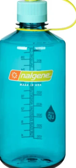 Nalgene Water Bottles-Sustain Narrow Mouth Water Bottle - 1L - Cerulean