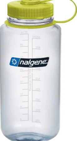 Nalgene Water Bottles-Tritan Sustain Wide Mouth Bottle - 1L - Clear