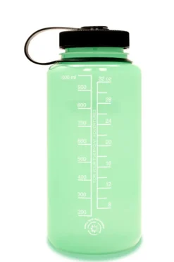 Nalgene Water Bottles-Tritan Sustain Wide Mouth Bottle - 1L - Glow Green