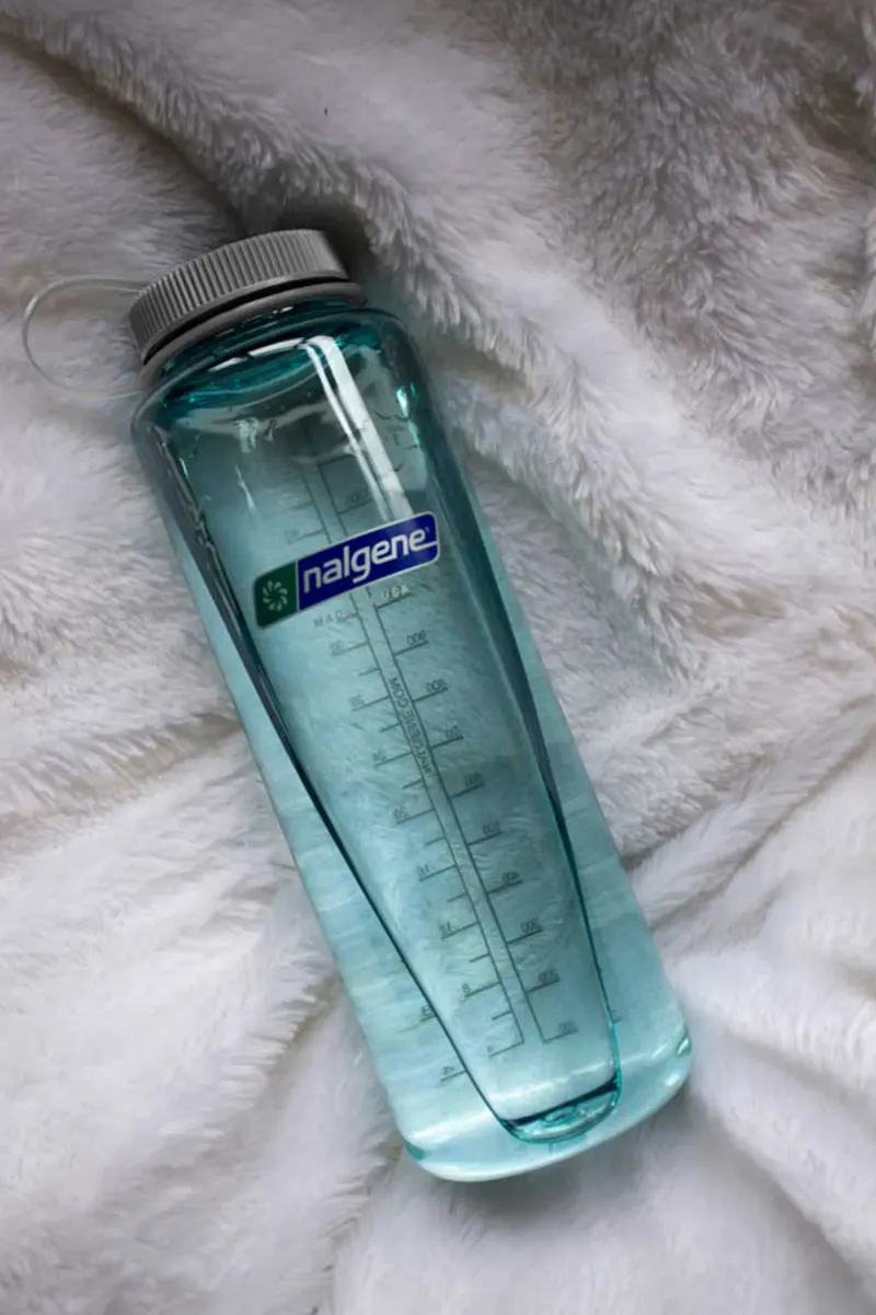 Nalgene Water Bottles-Tritan Sustain Wide Mouth Silo Bottle - 1.5L - Seafoam