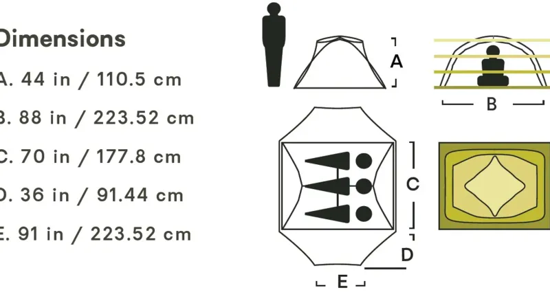 Nemo Backpacking & Lightweight Tents-Dagger Ridge OSMO 3P Tent
