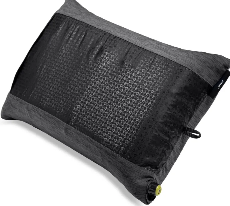 Nemo Sleep Accessories-Fillo Camping Pillow - Black Pearl-Birch Bud