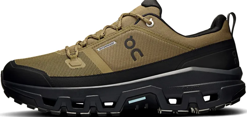 On Hiking Shoes & Boots|Walking Shoes-Mens Cloudrock Low Waterproof Shoes - Hunter-Black