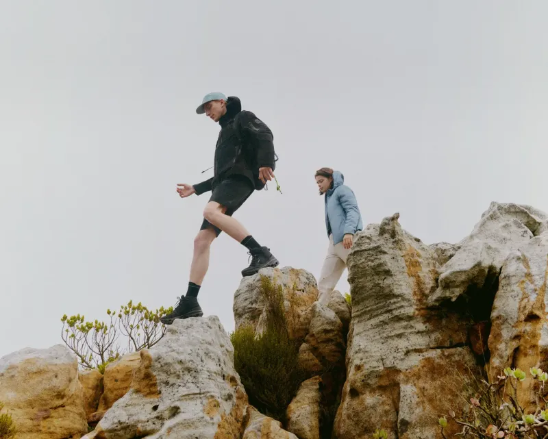 On Hiking Shoes & Boots|Walking Shoes-Mens Cloudrock Mid Waterproof Shoes - Black-Black